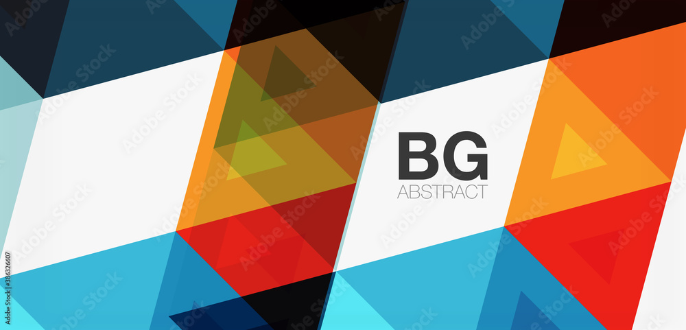 Mosaic triangle pattern abstract background for cover, banner, flyer and poster and other template Mosaic triangle pattern abstract background for cover, banner, flyer and poster and other template