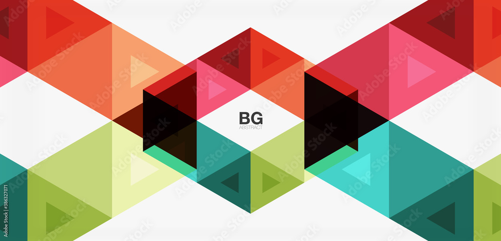 Mosaic triangle pattern abstract background for cover, banner, flyer and poster and other template Mosaic triangle pattern abstract background for cover, banner, flyer and poster and other template