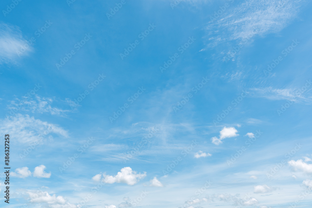 Obraz premium clear blue sky background,clouds with background.