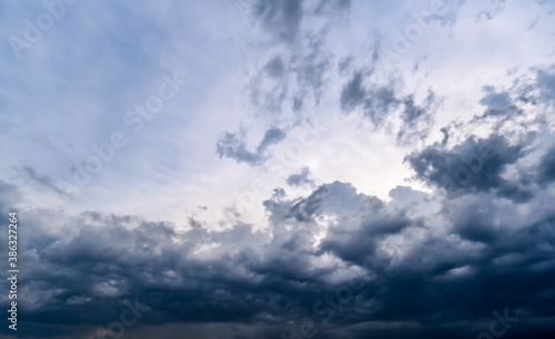 Wallpaper Mural dark storm clouds with background,Dark clouds before a thunder-storm.
 Torontodigital.ca