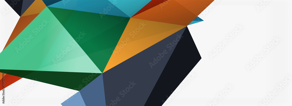 3d mosaic abstract backgrounds, low poly shape geometric design 3d mosaic abstract backgrounds, low poly shape geometric design