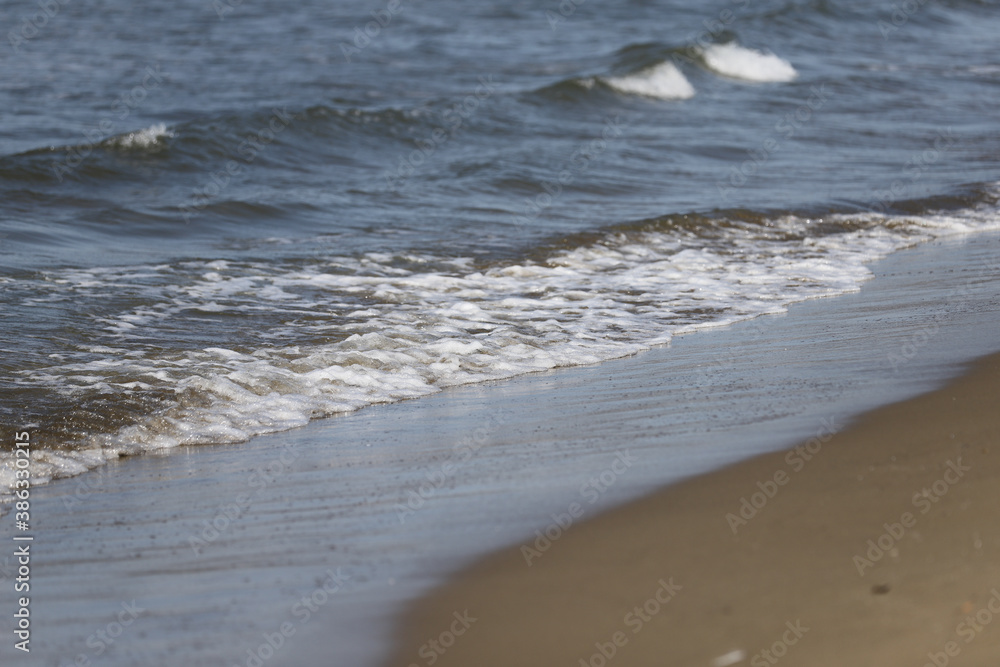Sandy Beach and Waves Sandy Beach and Waves