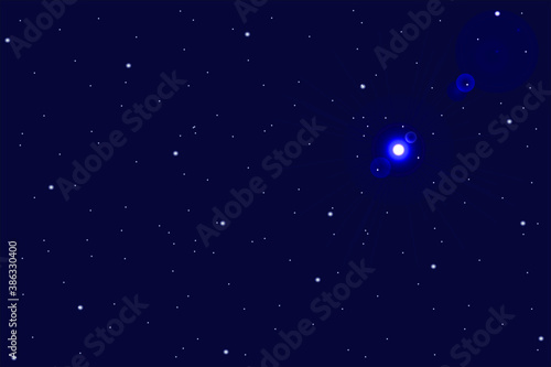 Star universe background vector illustration