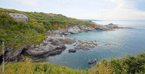 Prussia Cove, Cornwall, England, UK. photo