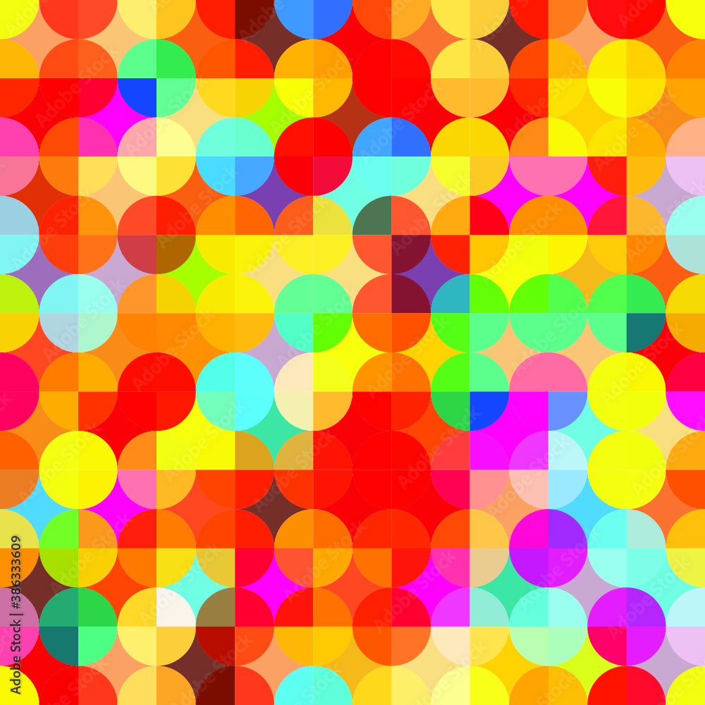 Colorful geometric seamless fashion trend pattern fabric textures, abstract background. Vector illustration. Design for web and mobile app. Colorful geometric seamless fashion trend pattern fabric textures, abstract background. Vector illustration. Design for web and mobile app.