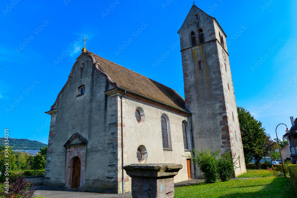 St. Gallus Kirche in Kaiseraugst in Kanton Aargau
