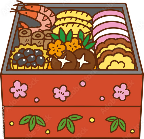 おせちのイラスト