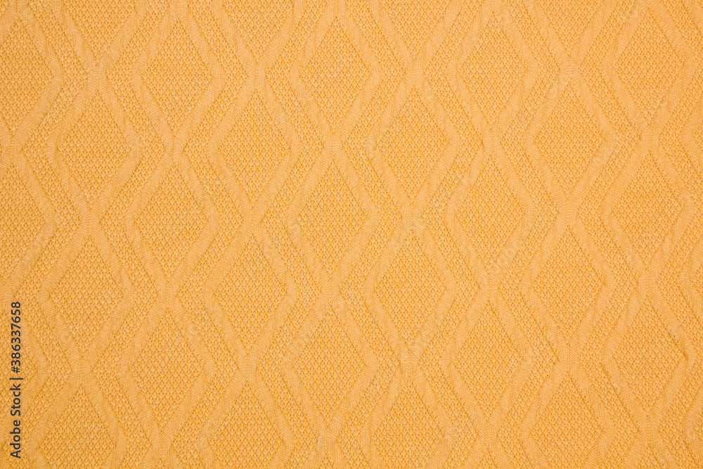 Fototapeta premium Fabric cotton fold, top view. Colorful textile