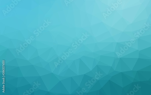 Light BLUE vector triangle mosaic template.