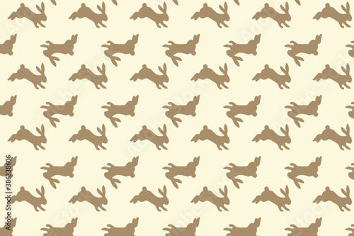 Digital paper rabbit. suitable for decoration and backdrop.