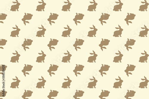 Digital paper rabbit. suitable for decoration and backdrop. © rizky-creative