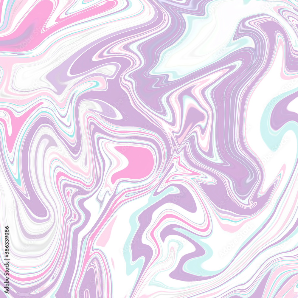 Abstract Marble texture. Modern background. Bright pastel colors.