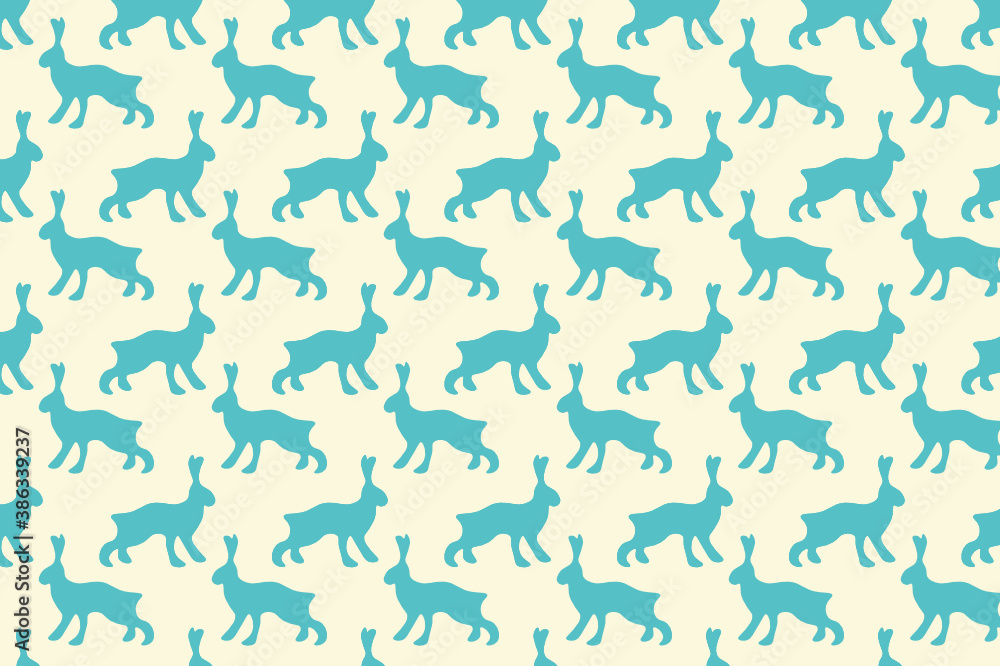 Fototapeta premium Digital paper rabbit. suitable for decoration and backdrop.