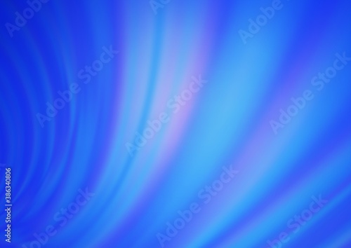 Light BLUE vector blurred bright background.