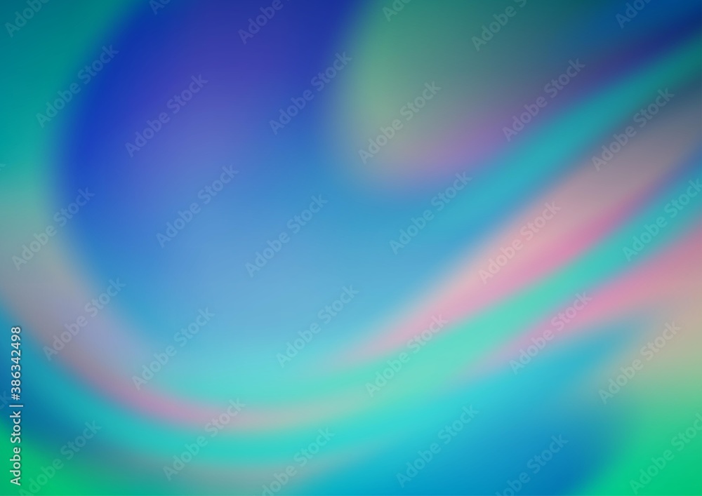 Light BLUE vector glossy abstract background.