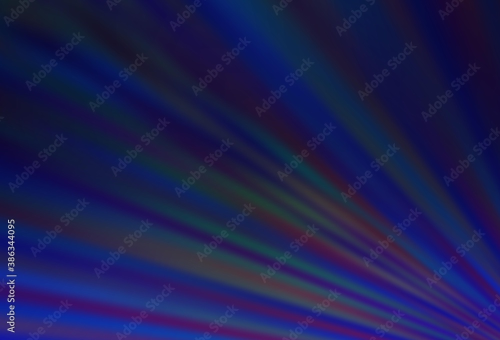 Fototapeta premium Dark BLUE vector template with repeated sticks.