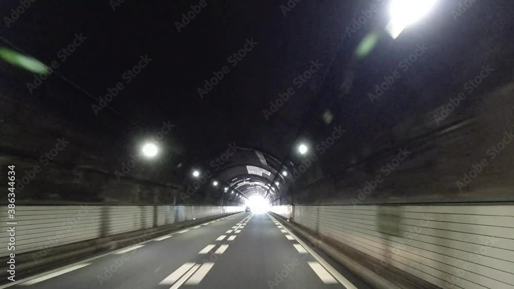中央自動車道 移動映像 岐阜県 日本 中央自動車道 移動映像 岐阜県 日本