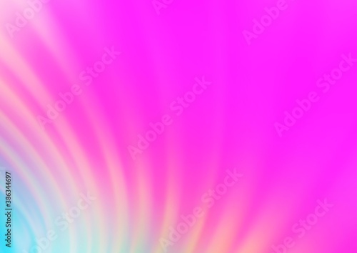 Light Pink vector blurred and colored template.