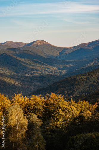 Fototapeta Naklejka Na Ścianę i Meble -  bieszczady, jesień, połoniny