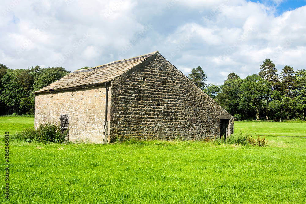 A Lancashire Barn at Dunsop Bridge, UK. A Lancashire Barn at Dunsop Bridge, UK.