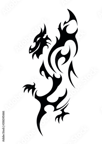 chinese dragon twentyfive of the big collection ethnic tattoo symbol sticker © Alexander