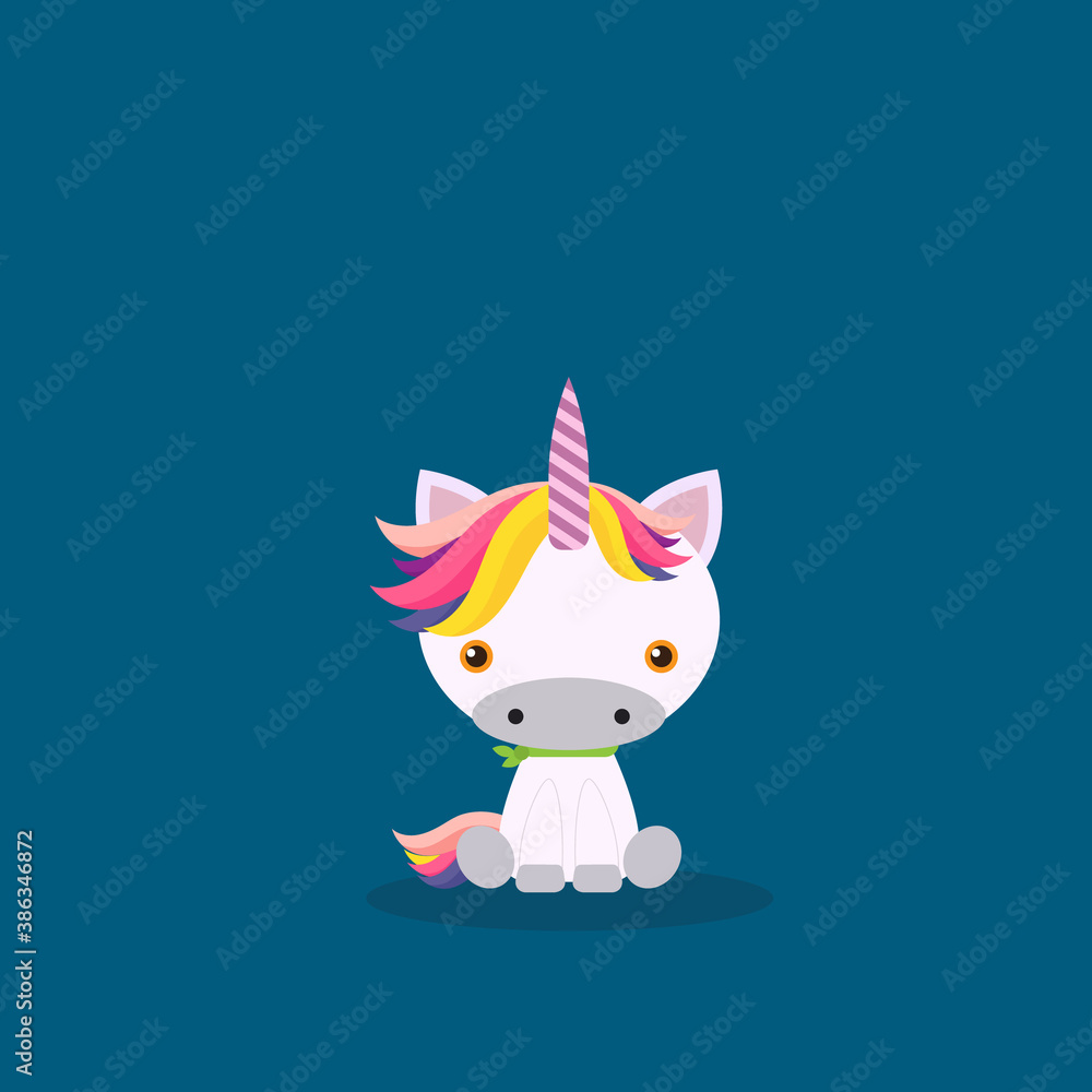 Unicorn. Vector illustration. Unicorn. Vector illustration.