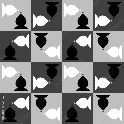Seamless pattern with Chess...