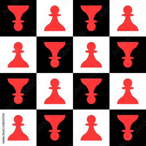 Seamless pattern with Chess...