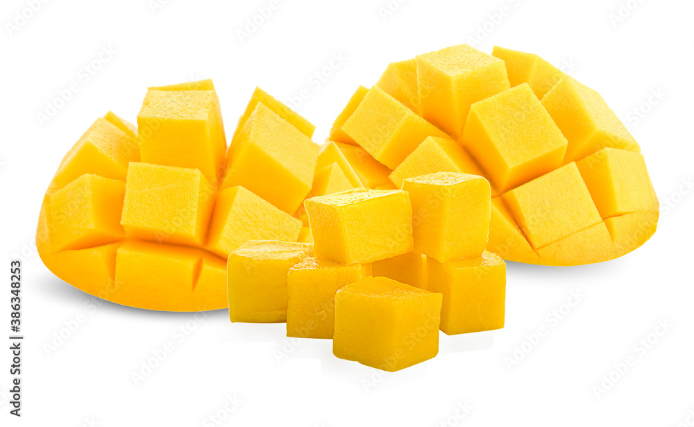 mango isolated on white background