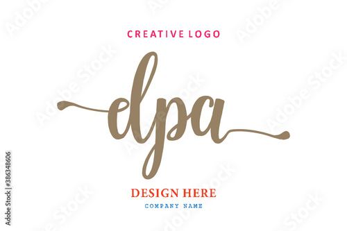 simple DPA letter composition logo easy to understand, simple and authoritative