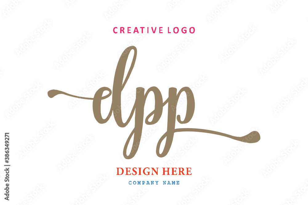 simple DPP letter composition logo easy to understand, simple and authoritative simple DPP letter composition logo easy to understand, simple and authoritative