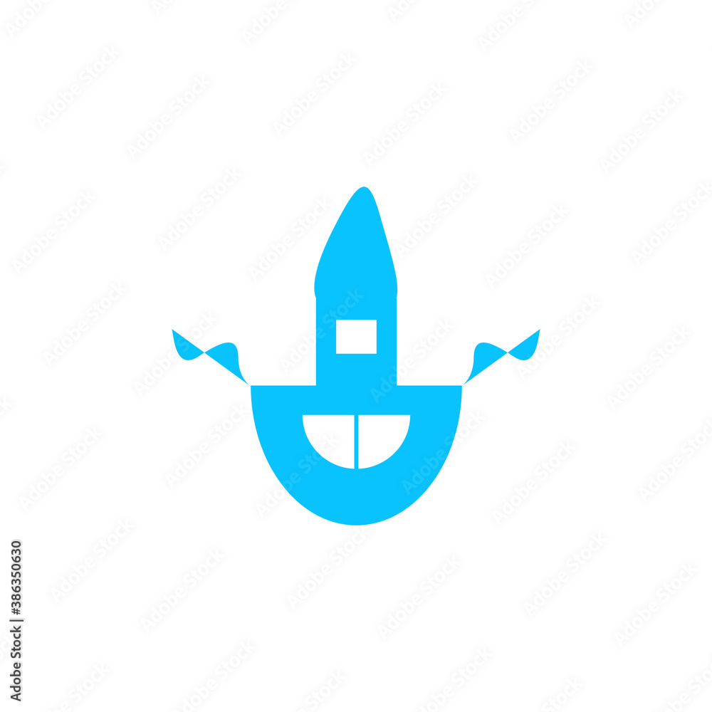 Apron icon flat. Apron icon flat.