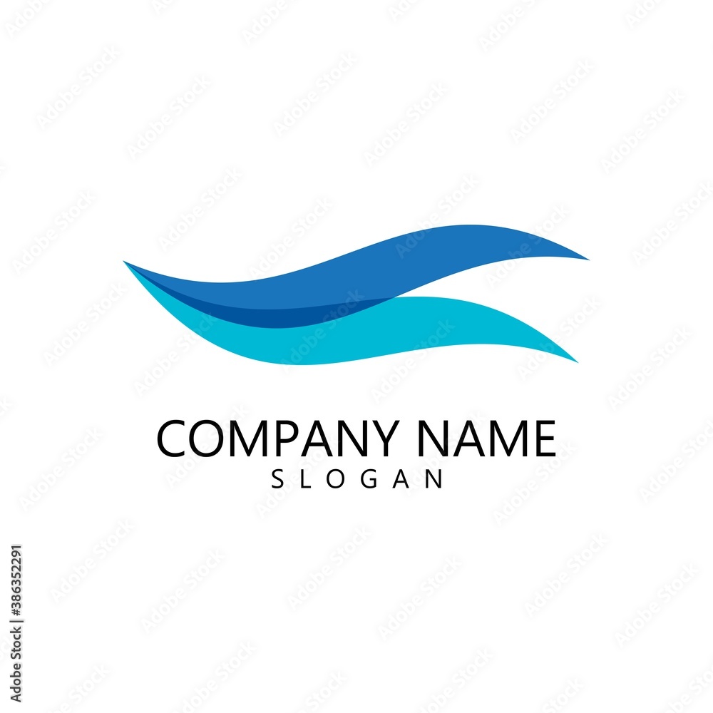 Water wave Logo Water wave Logo