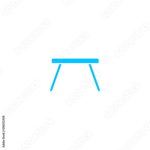 Table icon flat.
