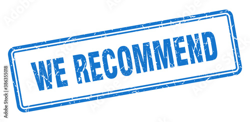 we recommend stamp. square grunge sign on white background