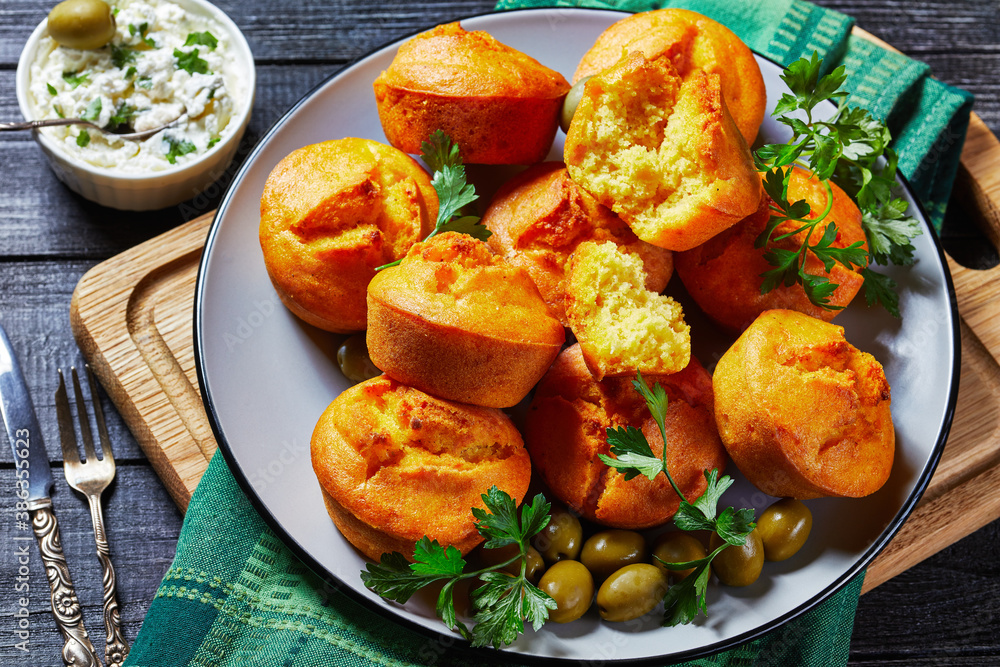 Balkan cornbread proja of cornmeal and yogurt Balkan cornbread proja of cornmeal and yogurt