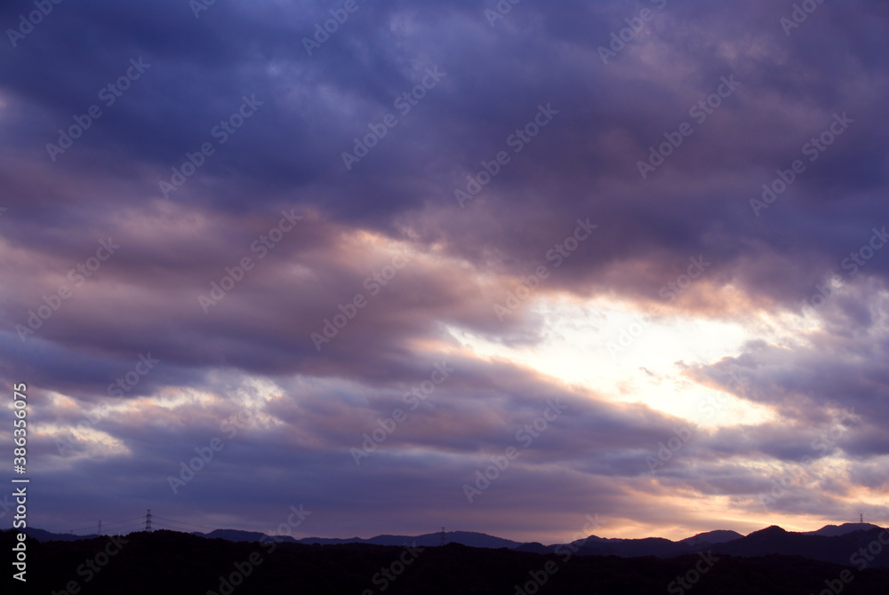 夕焼け雲 夕焼け雲