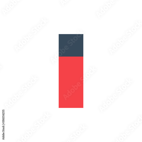Free Download Letter I logo colored brightly and vividly with colors overlay. - GFXLoad