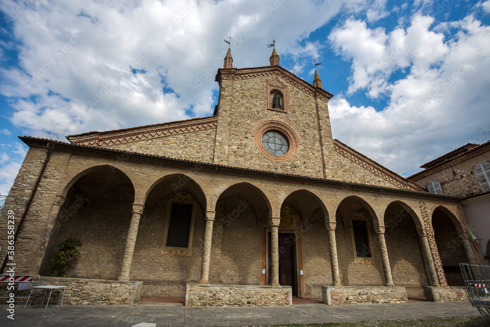 St. Colombano Abbey in Bobbio, Piacenza province, Emilia-Romagna. Italy