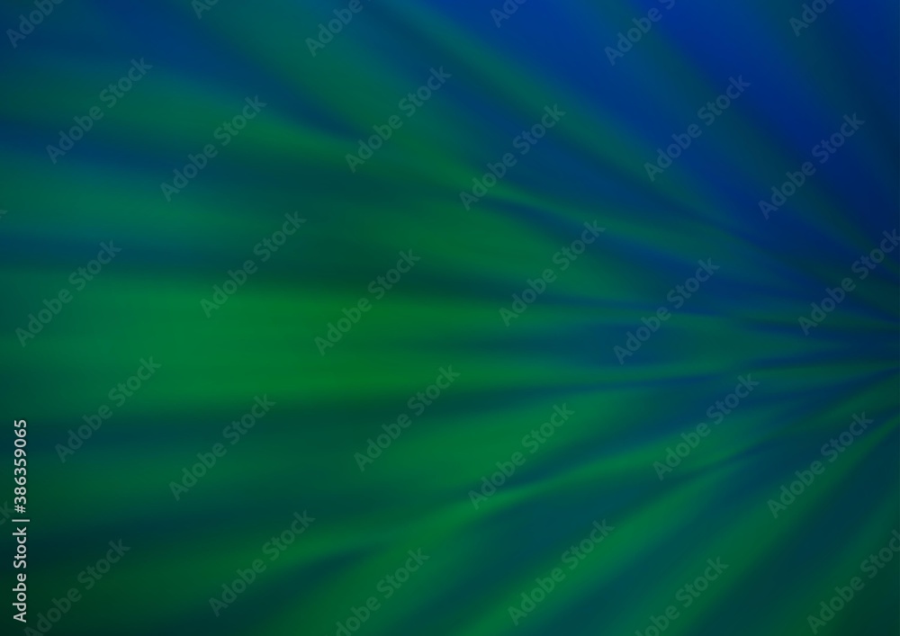 Fototapeta premium Dark Blue, Green vector modern elegant background.
