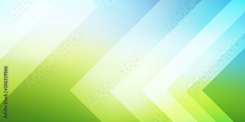 Nature Green Landing Page. Green and blue trendy colors background. Ecology concept Vector illustration for your graphic design, banner, summer or website.