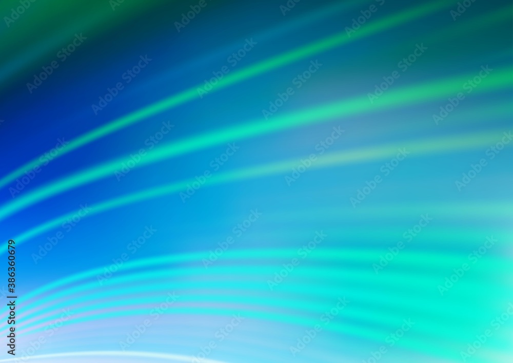 Light Blue, Green vector blur pattern. Light Blue, Green vector blur pattern.