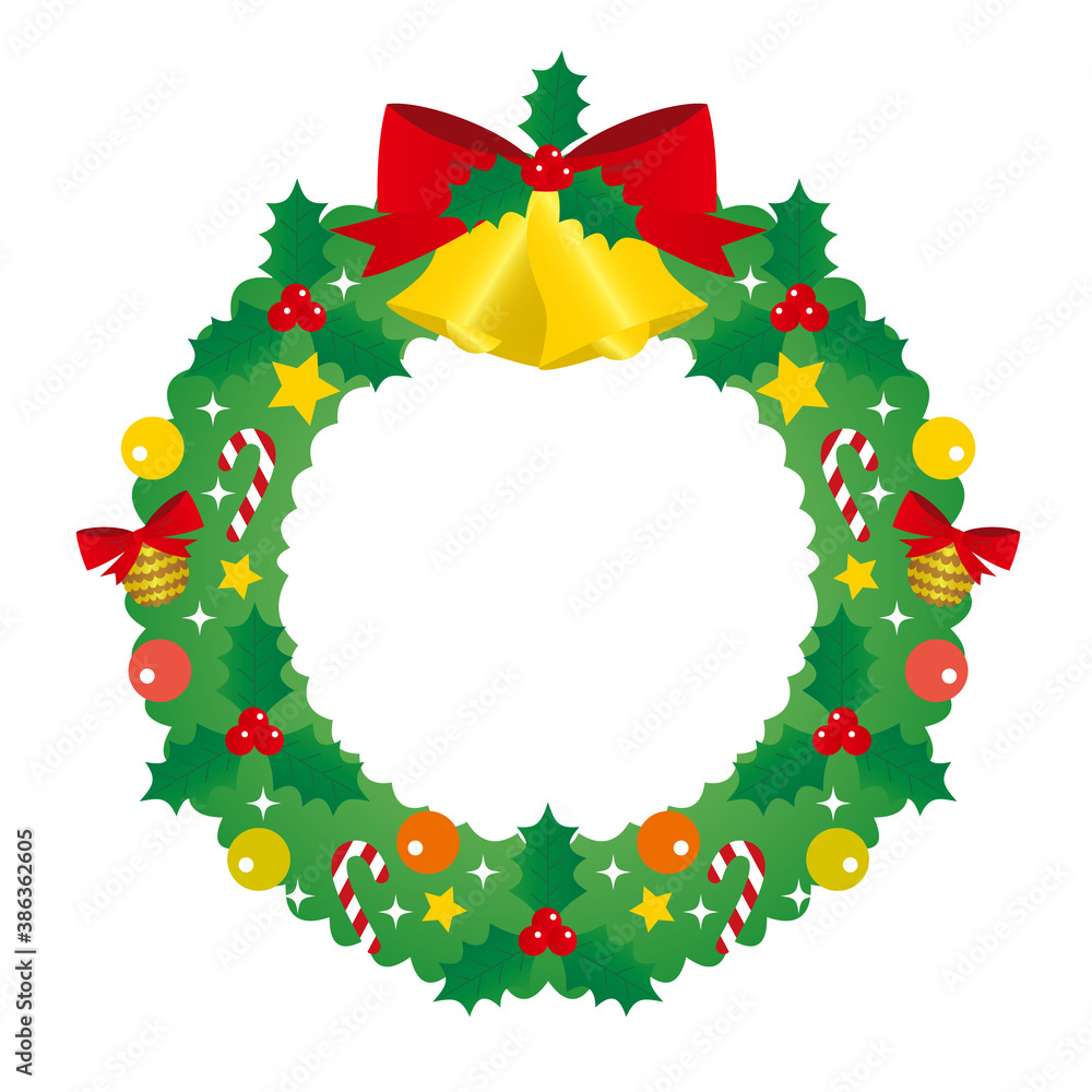 クリスマスリース イラスト クリスマスリース イラスト
