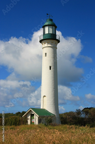 The White Lighthouse built 1862  at Queenscliff in Victoria  Australia.