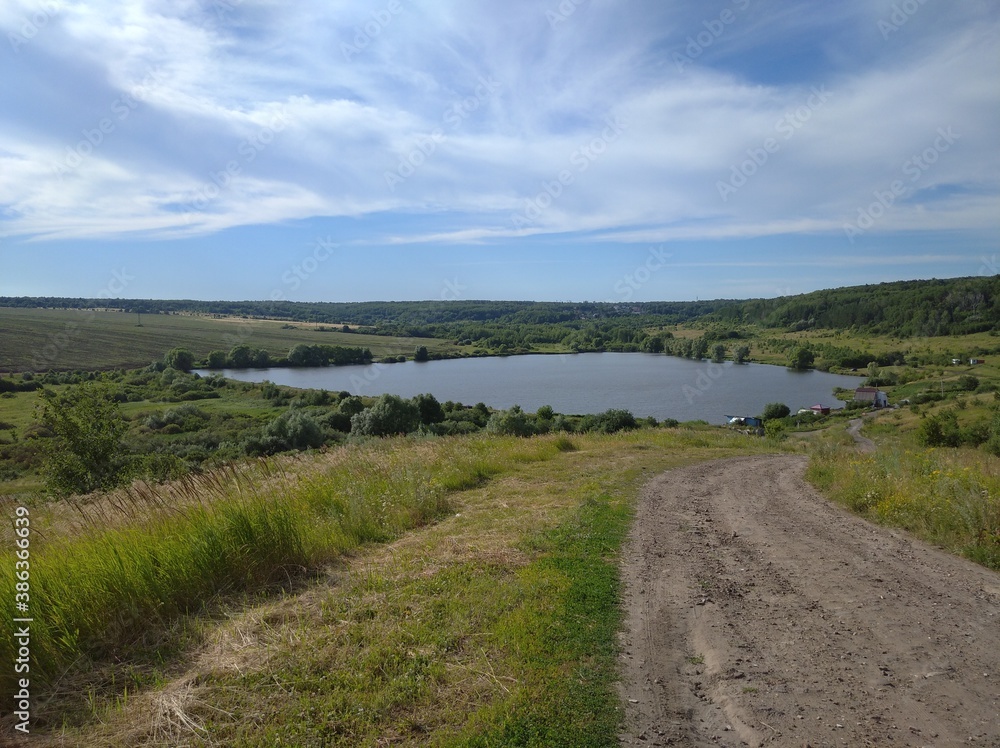 landscape with river