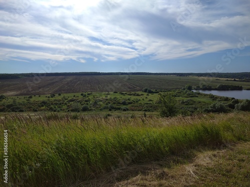 landscape with a river