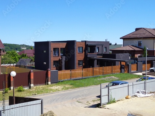 modern house in the city