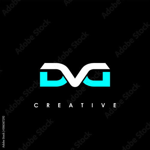 DVD Letter Initial Logo Design Template Vector Illustration	
