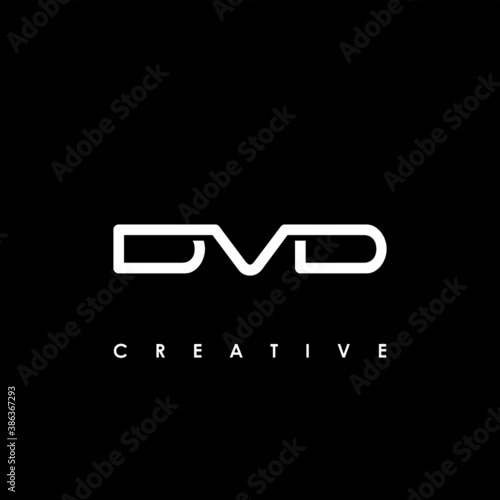 DVD Letter Initial Logo Design Template Vector Illustration	
