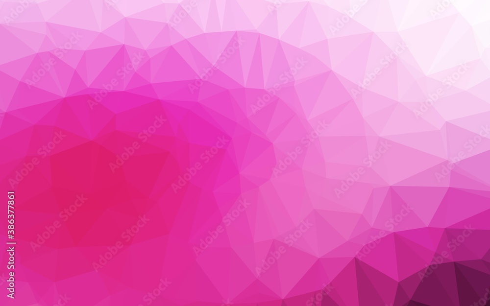 Light Pink vector abstract polygonal texture. Light Pink vector abstract polygonal texture.
